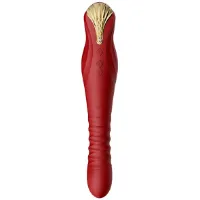 Wibrator posuwisty - zalo king vibrating thruster czerwony