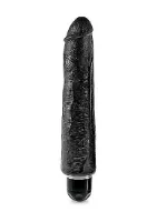  - pipedream king cook - dildo realistyczne wibracje pvc czarne- 25cm (10