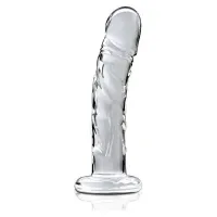 wibrator ekskluzywny - ekskluzywne szklane dildo 15 cm / 2,5 cm