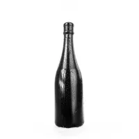 - dildo analne butelka szampana średnia all black 34cm czarny