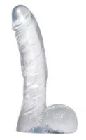 - dildo 14cm przezroczyste małe