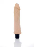 Wibrator realistyczny - wibrujący sztuczny penis cielisty 23 cm