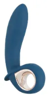 Wielofunkcyjny wibrator pompowany petit niebieski