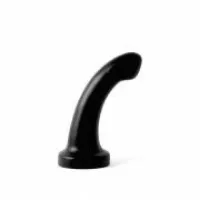 - g-spot dildo unicolor - małe - czarne