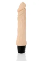 Wibrator realistyczny - wibrujący sztuczny penis cielisty 20 cm