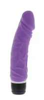 Wibrator realistyczny - penis z wibracjami silikon fiolet