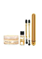 wibrator ekskluzywny - icon brands - zestaw bondage ekskluzywny gold digger kit