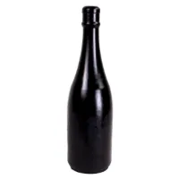  - dildo analne butelka szampana duża all black 39cm czarny