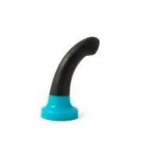 - g-spot dildo bicolor - małe - czarno-niebieskie